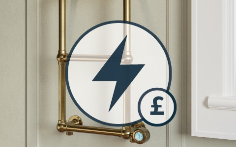 Brass Electric Towel Radiator